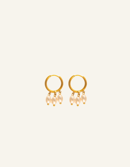 Pearl Hoops