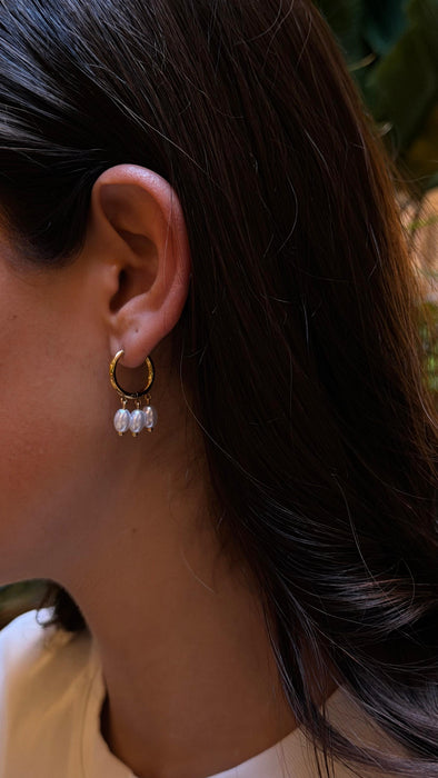 Pearl Hoops